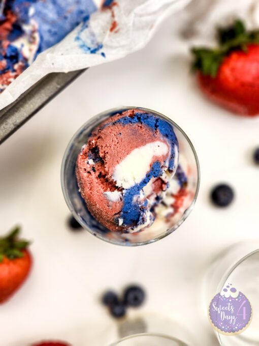 4th of July Sherbert Ice Cream on Rhombus