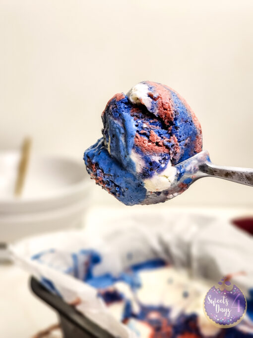 4th of July Sherbert Ice Cream on Gold Marble - Image 5