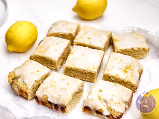 Lemon Blondies on Marble - Image 3