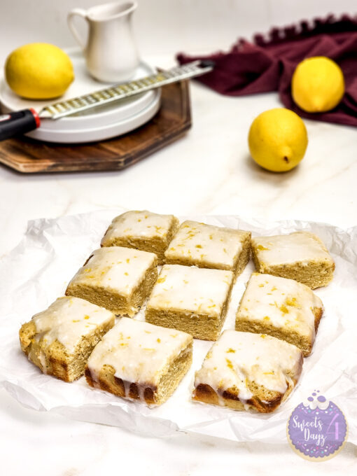 Lemon Blondies on Gold Marble - Image 2