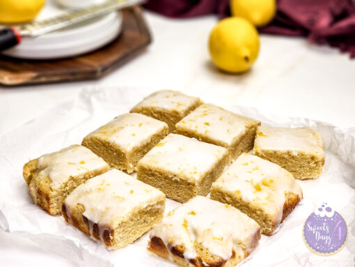 Lemon Blondies on Gold Marble - Image 3