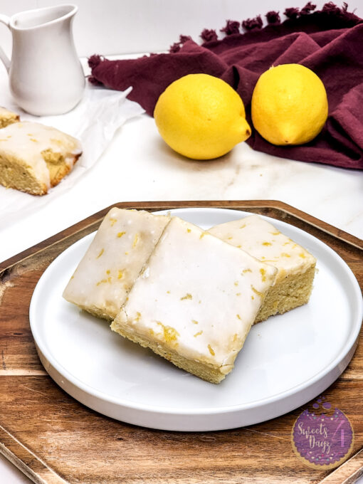 Lemon Blondies on Gold Marble - Image 6