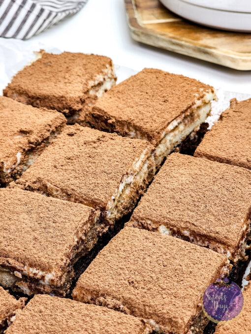 Tiramisu Brownies on White - Image 3