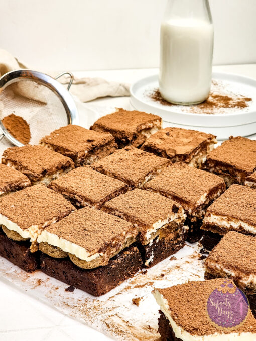 Tiramisu Brownies on Rhombus - Image 5