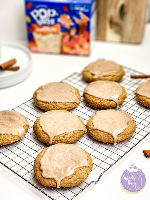 Brown Sugar Poptart Cookies on White - Image 3