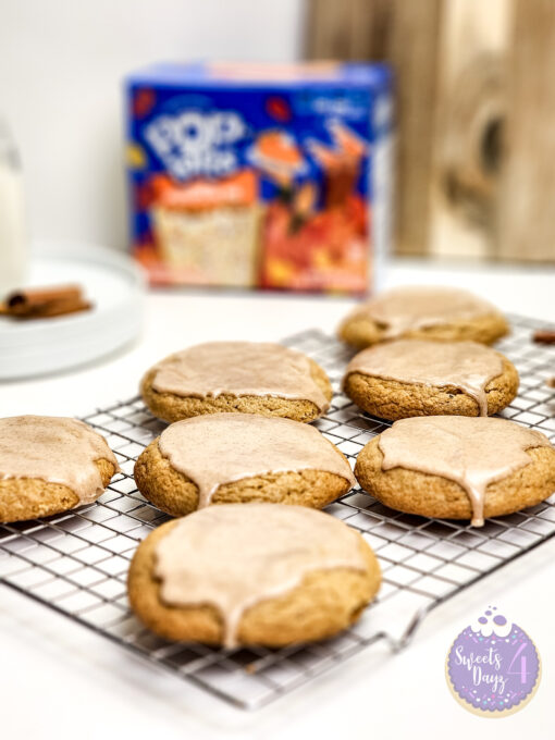 Brown Sugar Poptart Cookies on White - Image 4