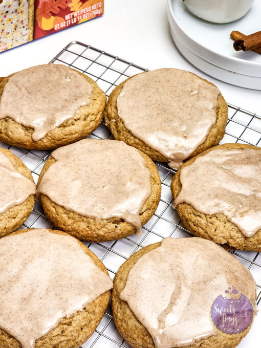 Brown Sugar Poptart Cookies on White - Image 9