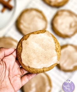 Brown Sugar Poptart Cookies on White