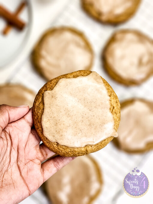 Brown Sugar Poptart Cookies on White