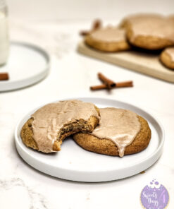 Brown Sugar Poptart Cookies on Marble