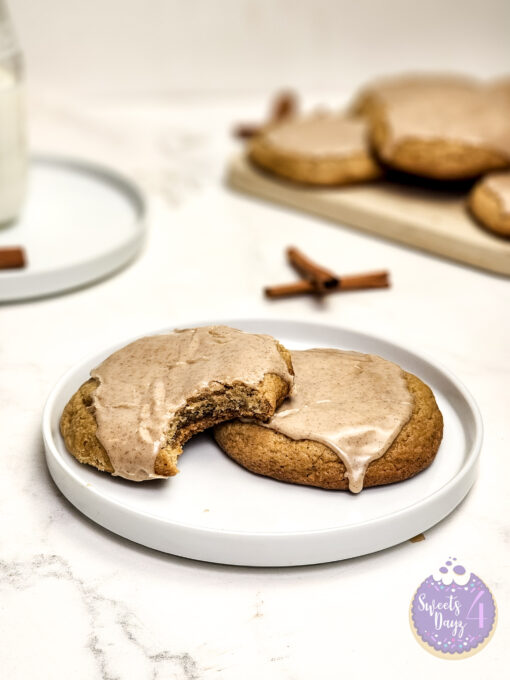 Brown Sugar Poptart Cookies on Marble