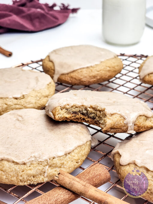 Brown Sugar Poptart Cookies on Gold Marble - Image 6