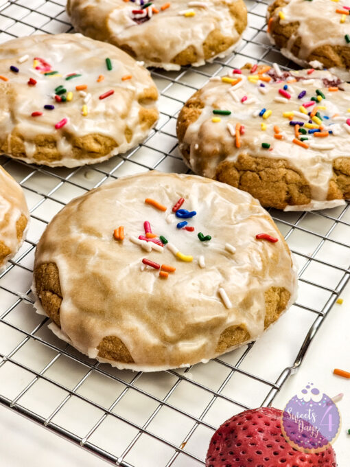 Strawberry Poptart Cookies on White - Image 5