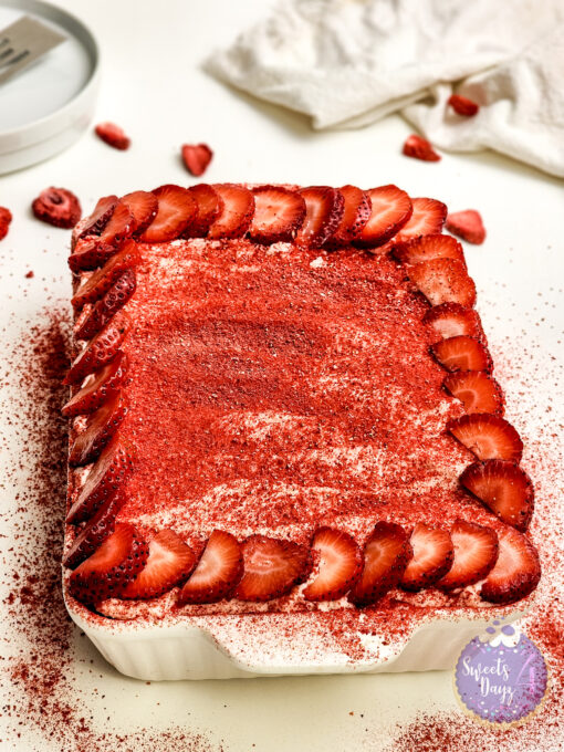 Strawberry Tiramisu on White - Image 2