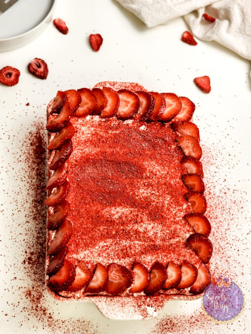 Strawberry Tiramisu on White - Image 3