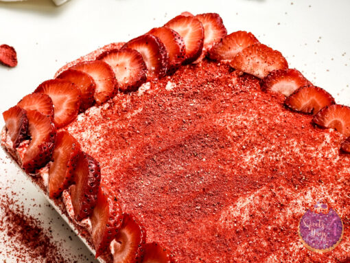 Strawberry Tiramisu on White - Image 4