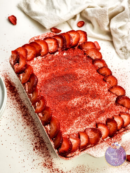 Strawberry Tiramisu on White - Image 6