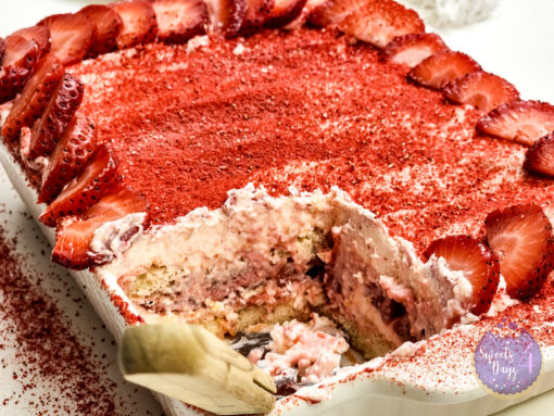 Strawberry Tiramisu on White - Image 8