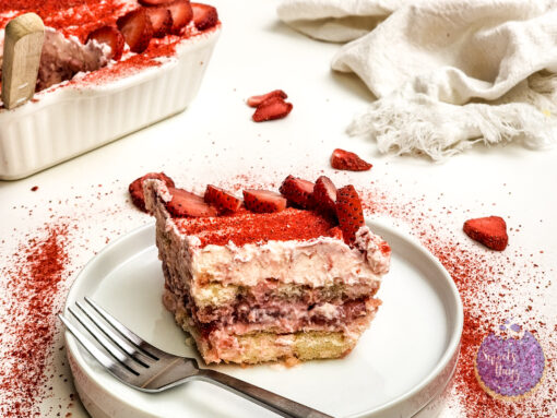 Strawberry Tiramisu on White - Image 11