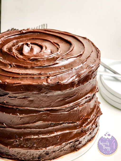 Copycat Matildas Chocolate Cake on White - Image 3