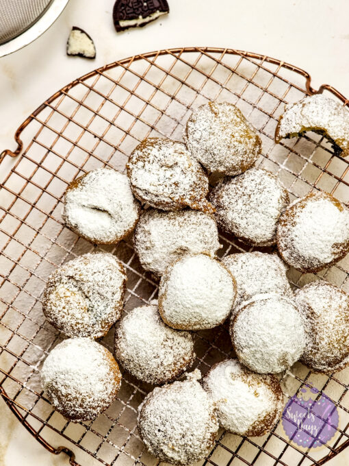 Deep Fried Oreos on Gold Marble - Image 2