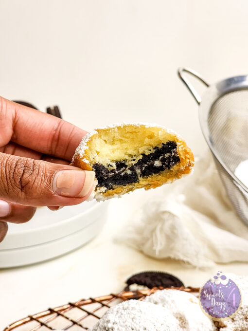 Deep Fried Oreos on Gold Marble - Image 6