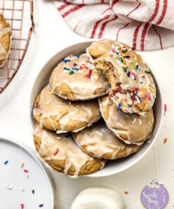 Strawberry Poptart Cookies on Rhombus