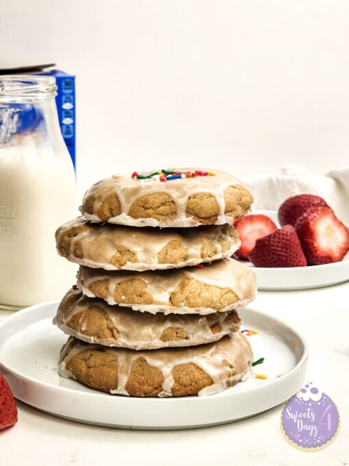 Strawberry Poptart Cookies on Marble - Image 2