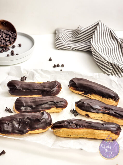 Chocolate Eclairs on White - Image 2