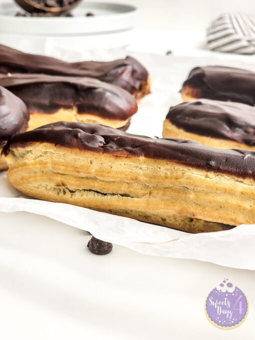 Chocolate Eclairs on White - Image 3