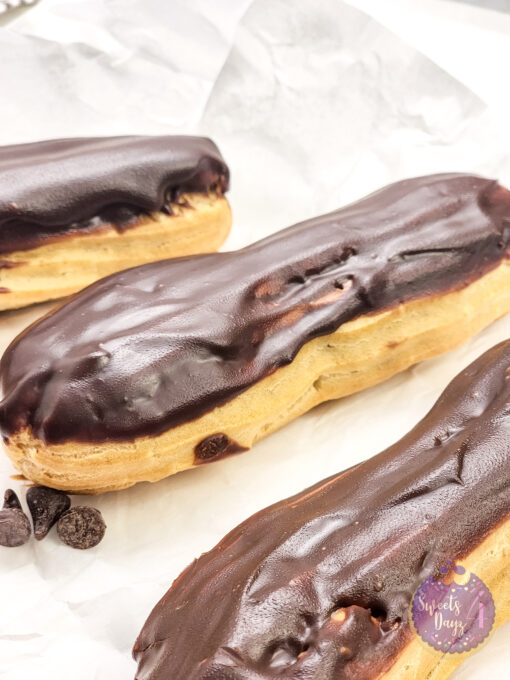Chocolate Eclairs on White - Image 4