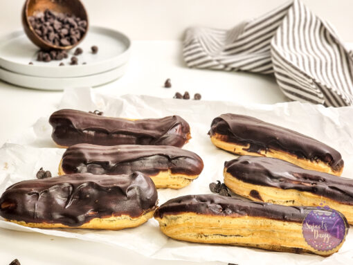 Chocolate Eclairs on White - Image 5