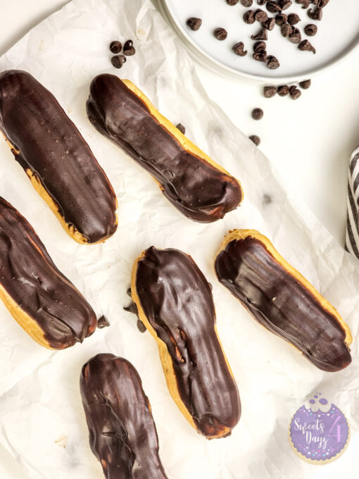 Chocolate Eclairs on White - Image 7