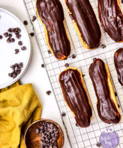Chocolate Eclairs on Rhombus