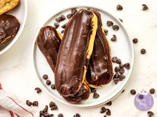 Chocolate Eclairs on Marble - Image 5