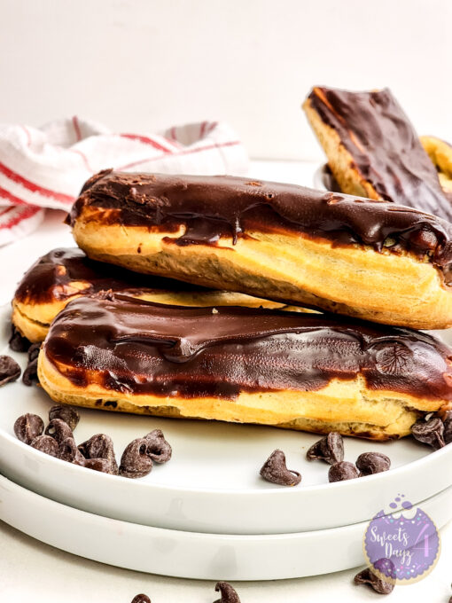 Chocolate Eclairs on Marble - Image 6