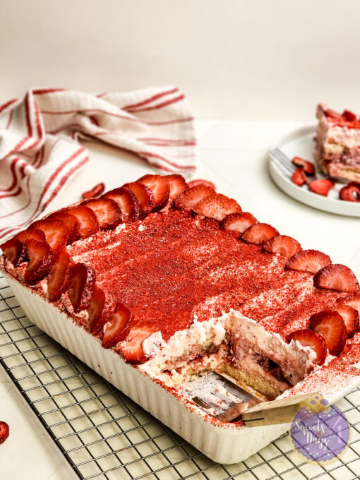 Strawberry Tiramisu on Rhombus - Image 2