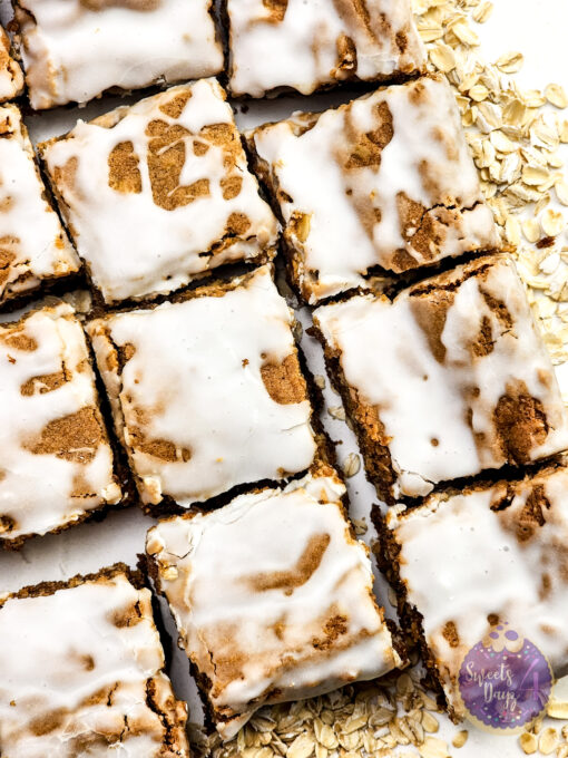 Iced Oatmeal Cookie Bars on Rhombus - Image 3