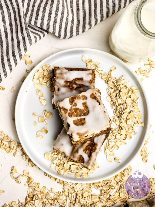 Iced Oatmeal Cookie Bars on Rhombus - Image 6