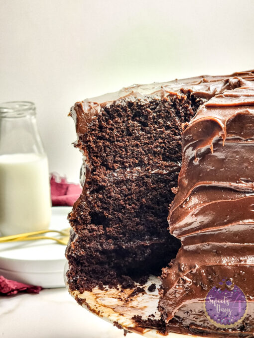 Copycat Matildas Chocolate Cake on Gold Marble - Image 2