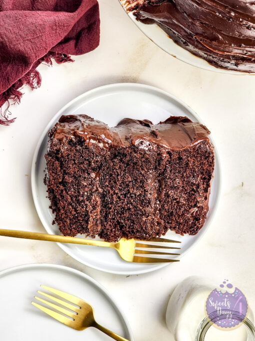Copycat Matildas Chocolate Cake on Gold Marble - Image 10