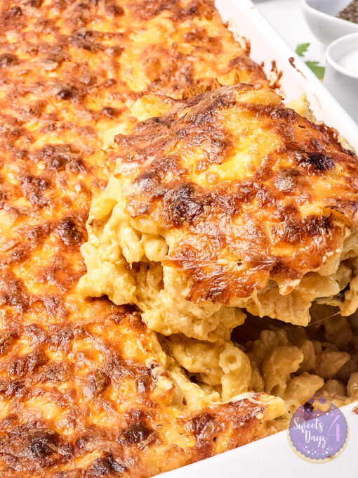 4 Cheese Mac n Cheese on Marble - Image 7