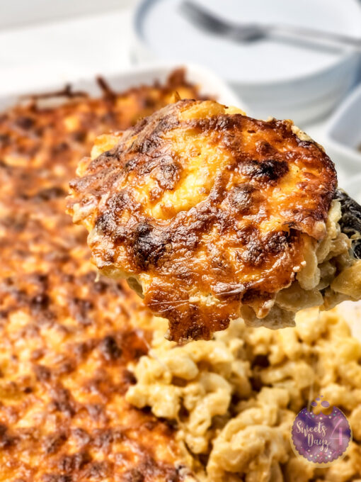 4 Cheese Mac n Cheese on Marble - Image 8