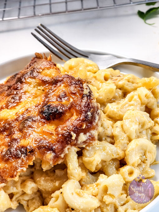 4 Cheese Mac n Cheese on Marble - Image 11