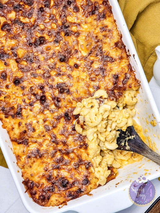 4 Cheese Mac n Cheese on Marble