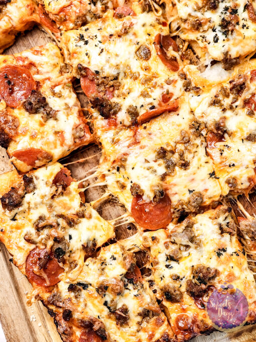 Sheet Pan Pizza on Rhombus