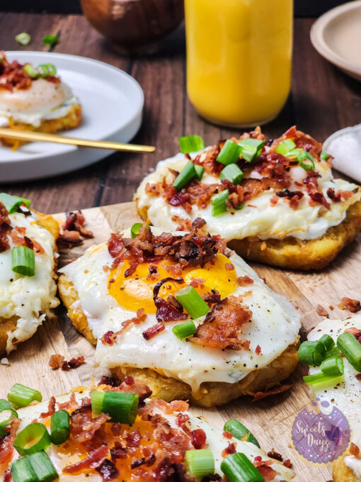 Loaded Hashbrowns on Brown Wood - Image 5