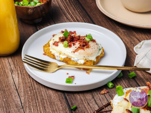 Loaded Hashbrowns on Brown Wood - Image 7