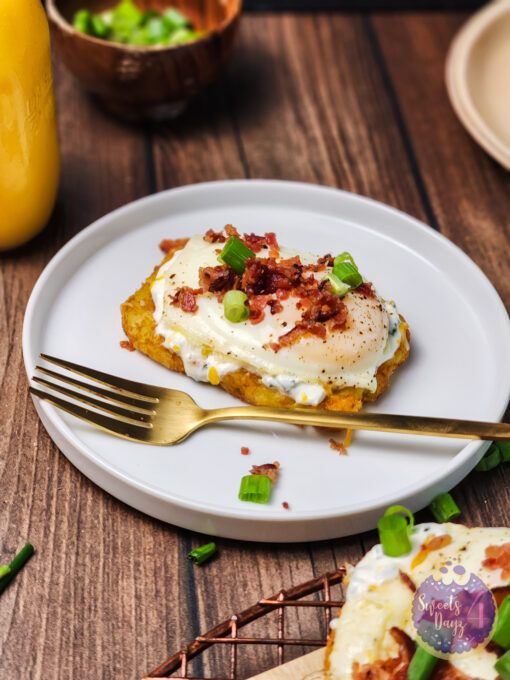 Loaded Hashbrowns on Brown Wood - Image 8