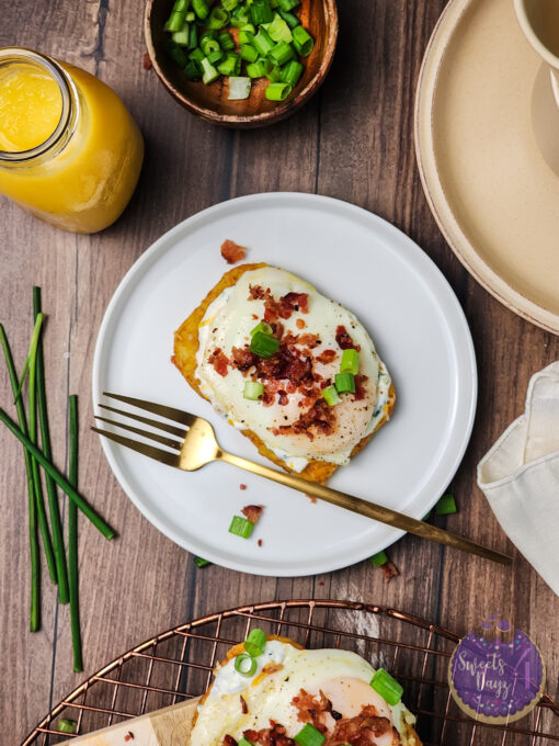 Loaded Hashbrowns on Brown Wood - Image 9